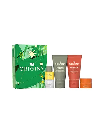 ORIGINS | CLEANSE & GLOW ESSENTIALS Our Most-Loved Skincare Essentials Set 3x30ml / 5ml | 